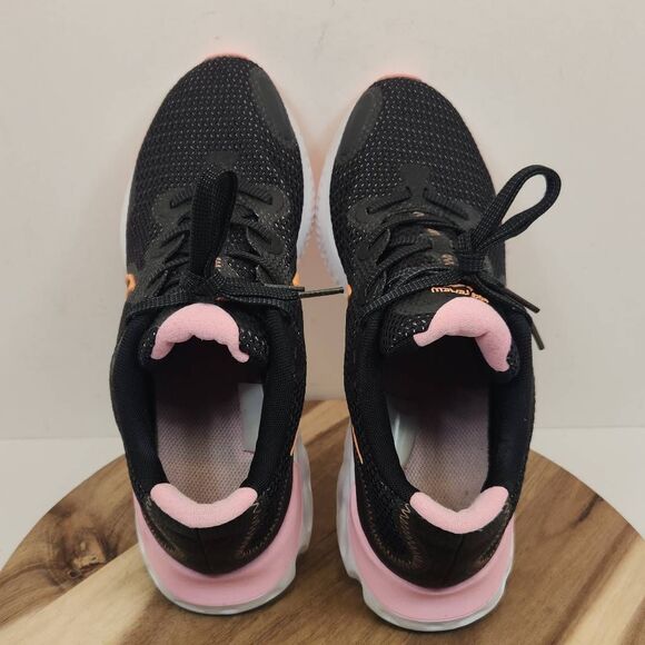 Nike Renew Run 'Orange Pulse' Women's Size 10 black white pink and orange - Picture 9 of 10